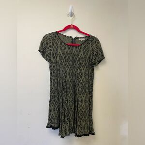 Urban Outfitters Silence and Noise Green Snake Print Witchy Tee Dress SZ S